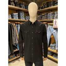 리바이스 Levis® 공용 바스토우 웨스턴 블랙 데님셔츠 (85744-0002)