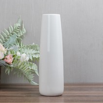 자게화병 실버들 꽃병 30CM 하이 심플 현대 꽃꽂이 물 양성함 가능 룩 유러피안 화이트 3850505864, 송곳 형 화이트 25cm 하이