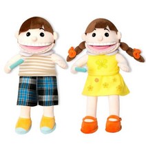 보육기관 구강교육 치과인형 2종세트 유아 3세 놀이치료 표현력 애착 모방