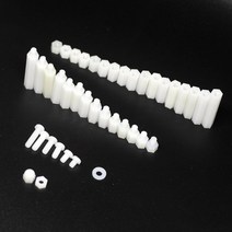 PA66 나이론 M4 서포트볼트 너트 지지대볼트 너트 PCB서포트, 지지대볼트 M4x35+6(5개)