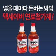 맥세이버 휘발유용 연료첨가제 550ml 2개/MAXSAVER, 단품