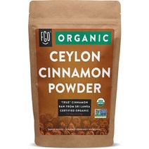 FGO Organic Ceylon Cinnamon Powder 오가닉 실론 시나몬 파우더 100% Raw from Sri Lanka 베이킹 쿠키, 16 oz (453g)