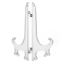 탁상용 투명 액자 받침 거치대 4개 액자받침 사진소품, 2투명액자 거치대-중