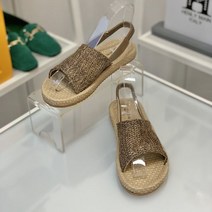 헨리메인 메이비 라탄 에스파듀 스트랩 샌들 1.5cm 66H21MDMWS139
