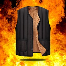기모 발열 조끼 남자 방한 베스트 겨울 등산 경량조끼 20304738EA