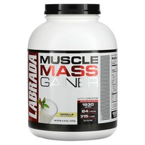 Labrada Nutrition 모노 크레아틴 머슬 매스 게이너 바닐라 2722g, 1개
