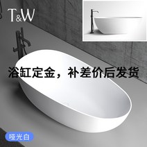 에기 아크릴 독립형 트라벨 가정용 벽 대는 코너 일본식 미니욕조, T03-TW6631화이트색 빈 항아리, C01-1.7m