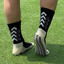 소소상점 익스트림 논슬립 더블 축구양말 3켤레, 블랙