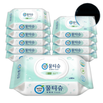 [깨끗한나라] 물티슈 프레쉬 캡형 80매 5+5팩(총10팩), 물티슈 프레쉬 캡형 80매(총10팩)