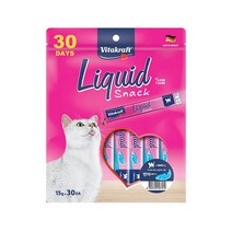 고양이 츄르 몽땅펫 비타크래프트 리퀴드스낵 (연어+오메가3), 30P, 4팩
