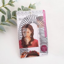 잔머리 정리 헤어핀 C타입 머리띠 똥머리 고정 M12200, 상세페이지 참조, 상세페이지 참조
