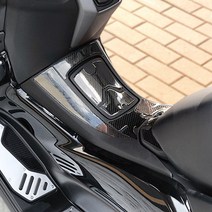 야마하 2021 NMAX125 튜닝 탱크 패드 주유구 카본 데칼 스티커 니그립패드 21이상, Black - 블랙
