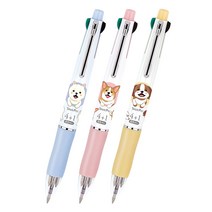 자바 자바펫4+1 초저점도 4색샤프볼펜 0.5mm, 블루