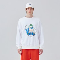 [오닐] [모델착장] 공용 오닐X키크니 긴팔 티셔츠 OUTRK3115-102