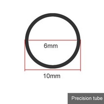 304 스테인레스 스틸 튜브 정밀 파이프 외경 10x2mm 외경 10mm 벽 두께 2mm 내경 6mm, 10x2, 25cm, 03 10x2_01 25cm