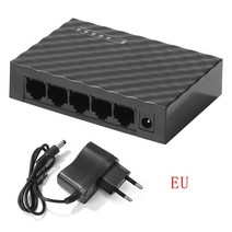 기가비트 미니 5 포트 데스크탑 스위치 빠른 이더넷 네트워크 스위치 lan 허브 rj45 이더넷 및 스위칭 허브 션트, 협동사, EU 플러그 블랙