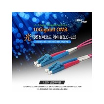 D[10206]광점퍼코드 OM4 LC-LC 10M 10G 보라색, 상세페이지 참조