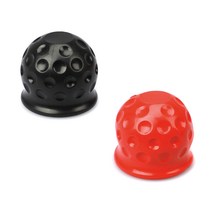 카라반용품 소프트 고무볼 견인볼 커버 히치볼 덮개 트레일러견인 50mm 토우볼, 고무(레드)