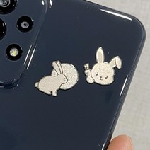 꼼꼬미 2023 토끼 토당이 휴대폰 전자파 차단 스티커, 2. 윙크 토당