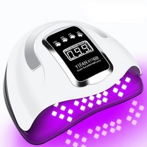 YIFAN X11 MAX 280W 66LED 고출력 젤 네일 램프, white, 1개