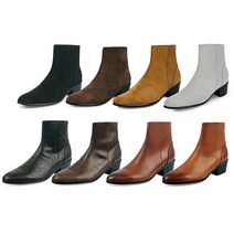 남자공간 남성 스웨이드 가죽 앵클부츠