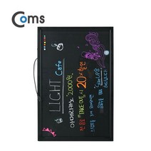 Coms LED 형광 보드판 네온보드 보드 40x60cm, 1개