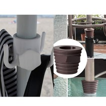 파라솔꽂이 파라솔부속 고리 파이프 클립, 2.파라솔꽂이(검정색)