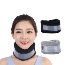 에어나인 목디스크 의료용 거북목교정기 경추 보호대 치료기 목견인기 Neck-S1, 그레이, 1개