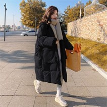 패딩 크롭 자켓 구스 역시즌 롱 숏 덕 누빔 폭스퍼