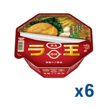 닛신 라오 라왕 간장맛 프리미엄 일본컵라면 115g x 6개
