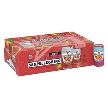 Sanpellegrino 산펠리그리노 블러드오렌지 스파클링 330ml(11.15floz) 24캔 Blood Orange Drinks 24 count, 1개