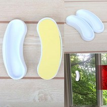 접착식 창문 손잡이 2P 흡착유리손잡이 화장실창문손잡이 여닫이창문손잡이