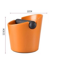 커피퍽 넉박스 커피넉박스 커피찌꺼기통 커피박 넛박스 커피퍽통커피 그라운드 노크 박스 덤프 재활, 09 Orange-Slope