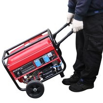파워젠 가솔린발전기 S3800CX 3.8kw 리모트컨트롤자동시동 연료통대 핸들휠기본