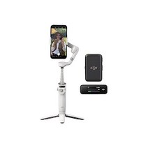DJI 오스모 모바일 6 스마트폰용 짐벌 스태빌라이저 3축 폰 내장 연장봉 물체 추적 휴대 및 접이식 블로깅 유튜브 틱톡 슬레이트 그레이, 플래티넘 그레이_+ DJI Mic (1 TX + 1 R