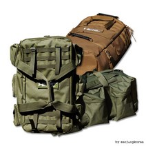 등산 캠핑 지진 생존배낭 60L, 블랙