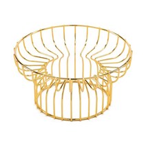 철사 과일 바구니 저장 바구니 야채 선반 현대 센터피스 수조 과일 바구니, 화려한, S, 철