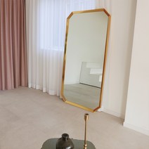 마루이 블링 골드 팔각 벽전신거울 4size(착불), 골드 팔각 거울 900x1800