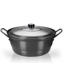 [메가쇼핑] 국솥 경질 냄비 찜솥 찜냄비 튀김 곰솥 뚜껑있음 30cm #2499Pick #Top Pick item, 본상품선택, 뚜껑있음30cm, 본상품선택