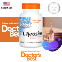 닥터베스트 L 티로신 500mg 120캡슐 타이로신 효능 노르 에피네프린 전구체