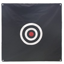 가정용스크린골프 스윙연습 옥상 실내골프연습장 150x150 cm 스윙 타겟 천 타격 원 드라이빙 레인지 트레이닝 액세서리 도구 야외 드롭 배송, 검은색