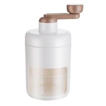 눈꽃빙수기 팥 우유 빙수 기계 두꺼운 스테인레스 스틸 블레이드 크러셔 푸드 프로세서 휴대용 아이스 그라인더 수동 분리형 주방 바 도구109303, as show, as show