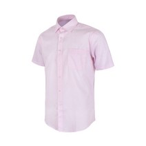 레디핏 빅사이즈 핑크 분홍색 여름 기본 반팔 와이셔츠_DW41-9