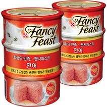 팬시피스트 연어 고양이 주식캔, 85g, 6개, 생선
