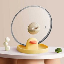 살림일기 병아리 냄비뚜껑 거치대, 병아리거치대 - 옐로우