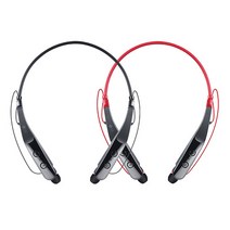 LG 넥밴드 톤플러스 블루투스 무선 이어폰 이어셋 BS510, 블랙