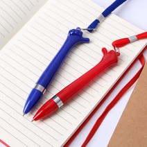 판촉볼펜 목걸이볼펜 똑딱이 엄지척, 상세페이지 참조, 상세페이지 참조