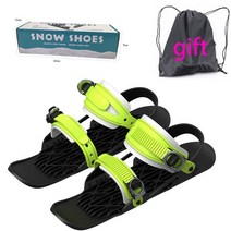 미니 스키 스노우 블레이드 미니 신발 숏 보드 숏스키 스키플레이트, D