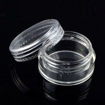 2ml 3ml 5ml 투명 원형 케이스 휴대 용기 볼 화장품 크림 립밤, B_3ml