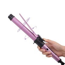 전문가용 헤어 미용 기계 봉고데기 아이롱 웨이브 고데기, 보라색 22MM, 보라색 22MM